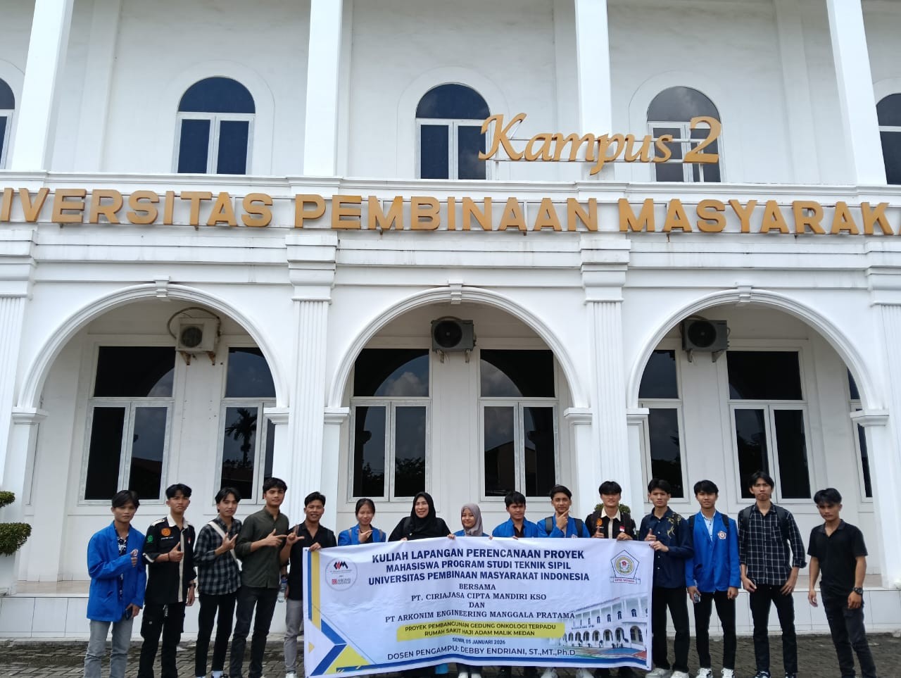 KULIAH LAPANGAN PADA MATKUL PERENCANAAN PROYEK
