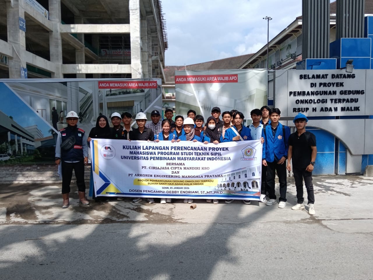 KULIAH LAPANGAN PADA MATKUL PERENCANAAN PROYEK